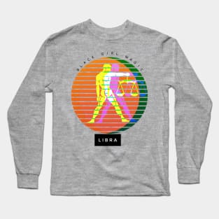 Libra Black Girl Magic (zodiac sign) Long Sleeve T-Shirt